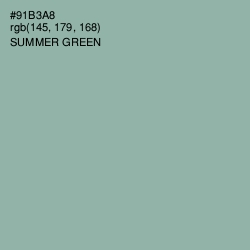 #91B3A8 - Summer Green Color Image