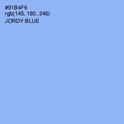 #91B4F6 - Jordy Blue Color Image