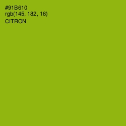 #91B610 - Citron Color Image