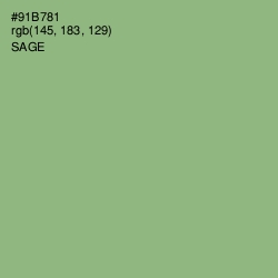 #91B781 - Sage Color Image