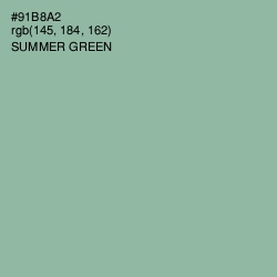 #91B8A2 - Summer Green Color Image