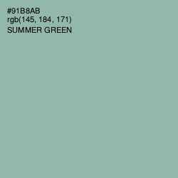 #91B8AB - Summer Green Color Image