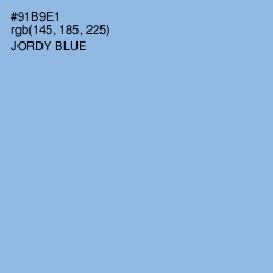 #91B9E1 - Jordy Blue Color Image