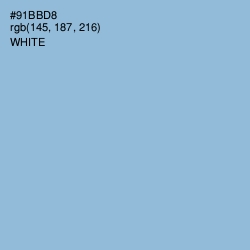 #91BBD8 - Rock Blue Color Image