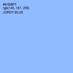 #91BBFF - Jordy Blue Color Image