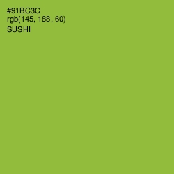 #91BC3C - Sushi Color Image