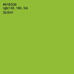 #91BD36 - Sushi Color Image