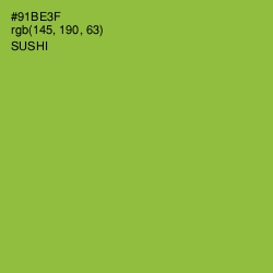 #91BE3F - Sushi Color Image