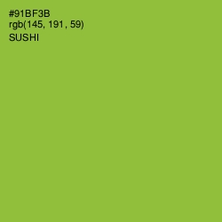 #91BF3B - Sushi Color Image