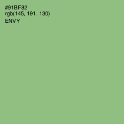 #91BF82 - Envy Color Image