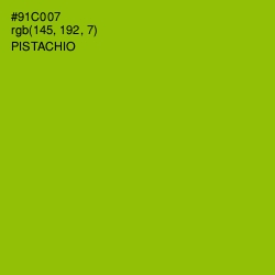 #91C007 - Pistachio Color Image