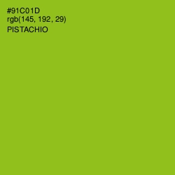 #91C01D - Pistachio Color Image