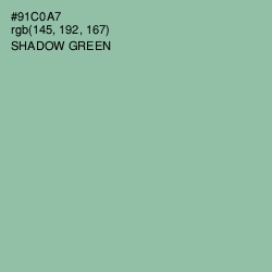 #91C0A7 - Shadow Green Color Image