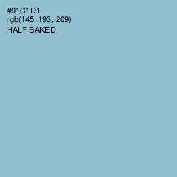 #91C1D1 - Half Baked Color Image
