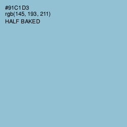 #91C1D3 - Half Baked Color Image