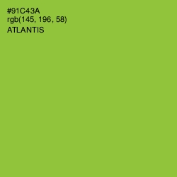 #91C43A - Atlantis Color Image