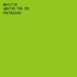 #91C71E - Pistachio Color Image