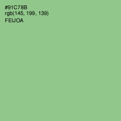 #91C78B - Feijoa Color Image