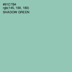 #91C7B4 - Shadow Green Color Image