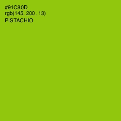 #91C80D - Pistachio Color Image