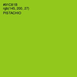 #91C81B - Pistachio Color Image