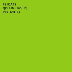 #91CA19 - Pistachio Color Image