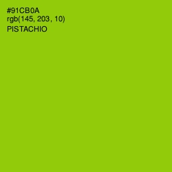 #91CB0A - Pistachio Color Image