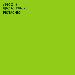 #91CC19 - Pistachio Color Image