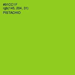 #91CC1F - Pistachio Color Image