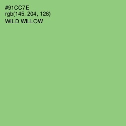 #91CC7E - Wild Willow Color Image