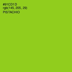 #91CD1D - Pistachio Color Image