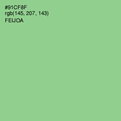 #91CF8F - Feijoa Color Image