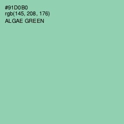 #91D0B0 - Algae Green Color Image