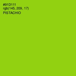 #91D111 - Pistachio Color Image