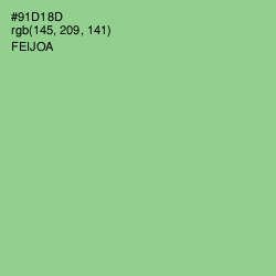 #91D18D - Feijoa Color Image