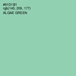 #91D1B1 - Algae Green Color Image