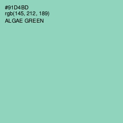 #91D4BD - Algae Green Color Image