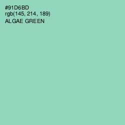 #91D6BD - Algae Green Color Image