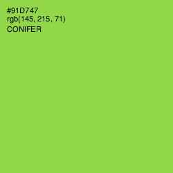 #91D747 - Conifer Color Image