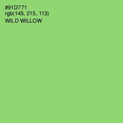 #91D771 - Wild Willow Color Image