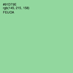 #91D79E - Feijoa Color Image