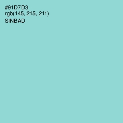 #91D7D3 - Sinbad Color Image