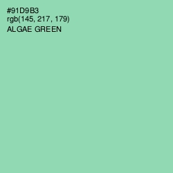 #91D9B3 - Algae Green Color Image
