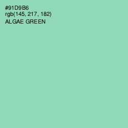 #91D9B6 - Algae Green Color Image