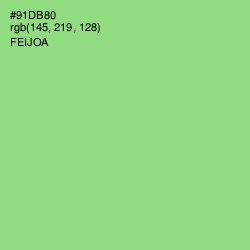 #91DB80 - Feijoa Color Image