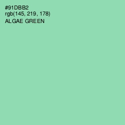 #91DBB2 - Algae Green Color Image