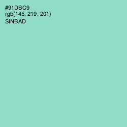 #91DBC9 - Sinbad Color Image