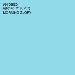 #91DBED - Morning Glory Color Image