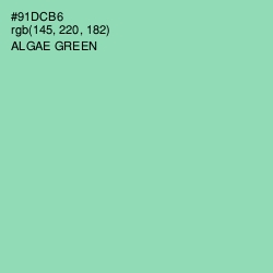 #91DCB6 - Algae Green Color Image