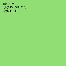 #91DF74 - Conifer Color Image